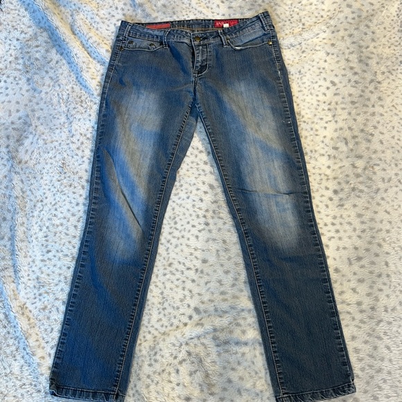 Yaso Straight Leg Jeans Lo-Rise Size 7/8 29 - Picture 1 of 7